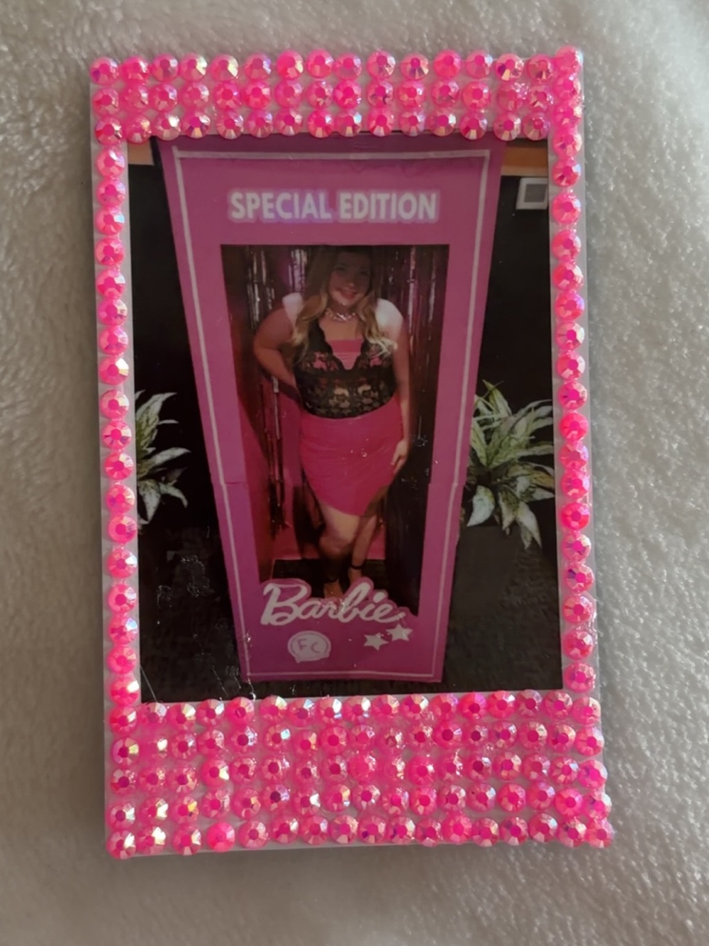 CUSTOMIZE ! Bedazzled Polaroid Printed Photo ! DM Me! Custom Photos!